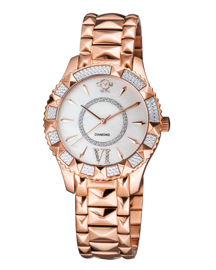 Venice 39mm Geometric Watch W/ Bracelet Strap, Rose Gold