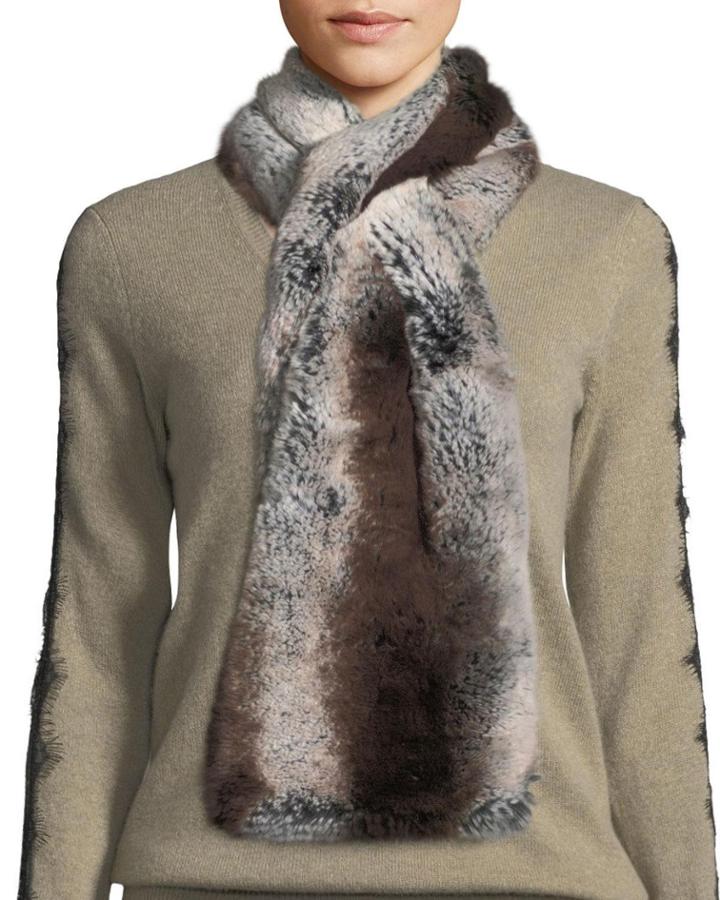 Pull-through Faux-fur