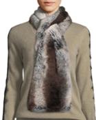 Pull-through Faux-fur