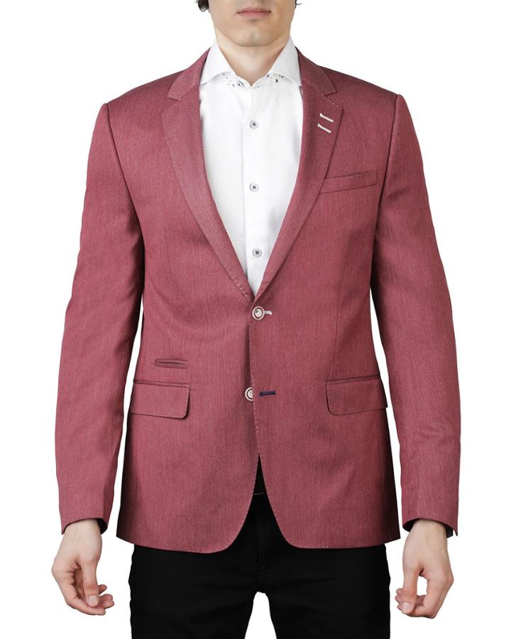 Men's Socrates Generation Red Jacquard Blazer