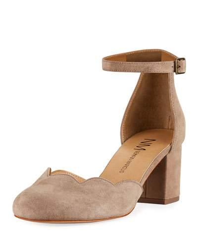 Zehira Scallop Suede