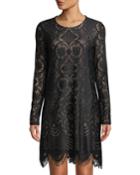 Scalloped-hem Lace