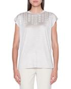 Cap-sleeve Magic Form T-shirt Top