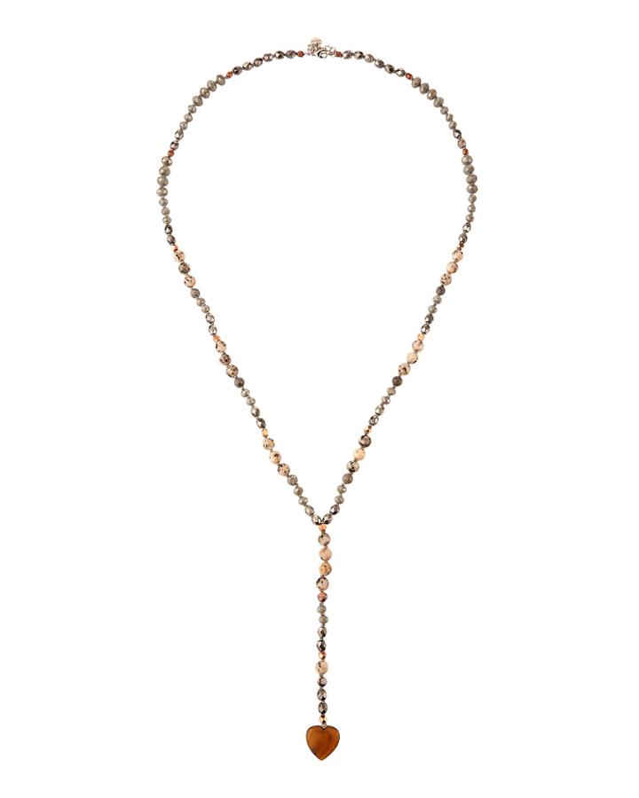 Heart Y-drop Necklace