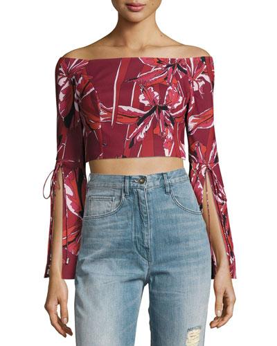 Have It All Crop Top, Red