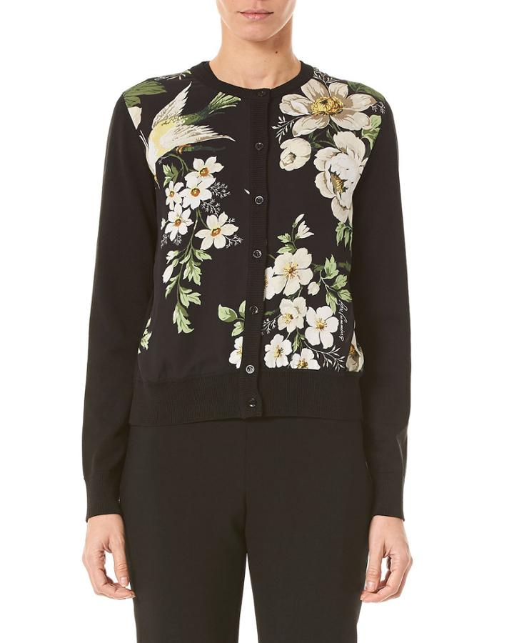 Midnight Floral Cardigan
