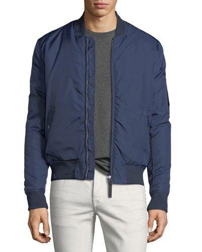 Paul Padded Bomber Jacket, Indigo