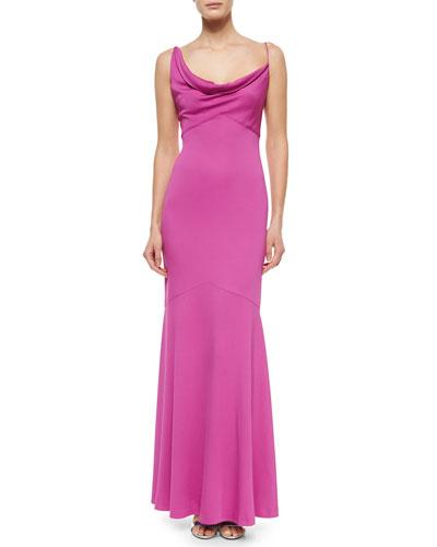 Sleeveless Cowl-neck