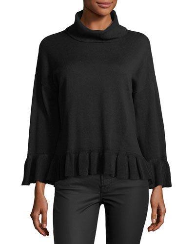 Turtleneck Ruffle