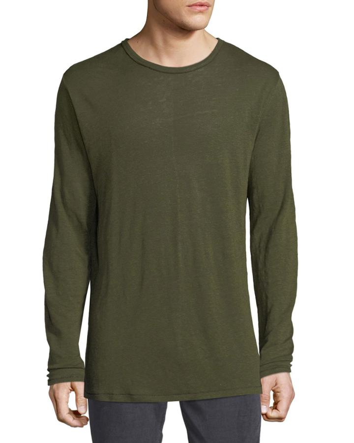 Men's Owen Linen Long-sleeve