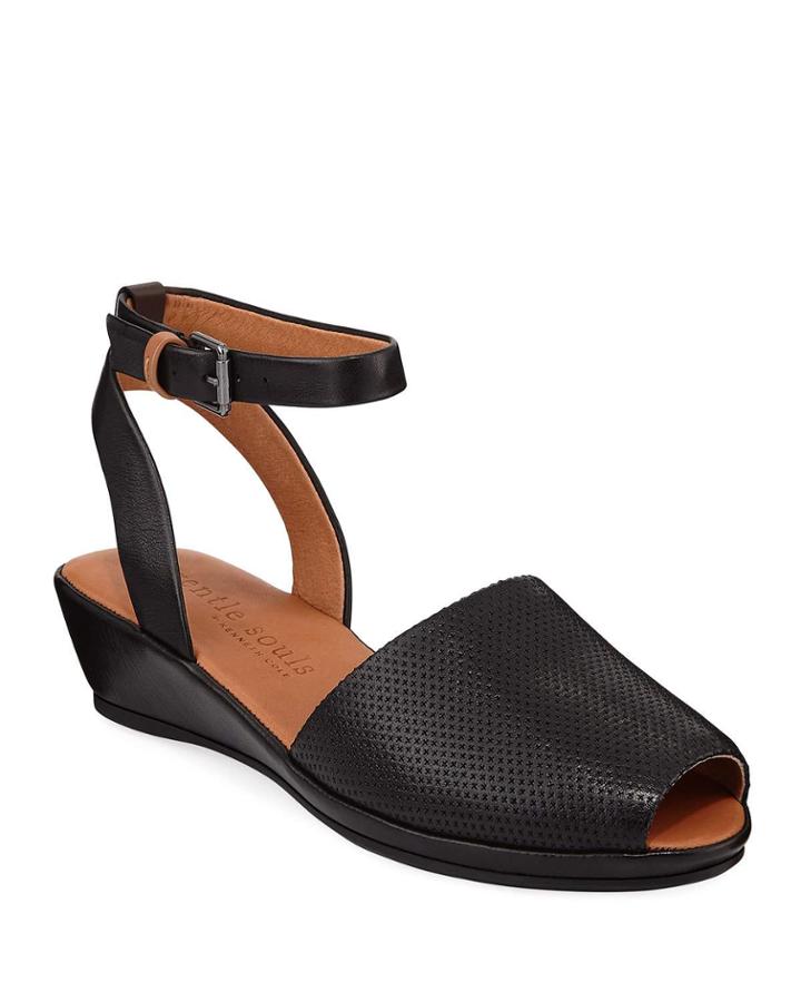 Lily Leather Demi-wedge