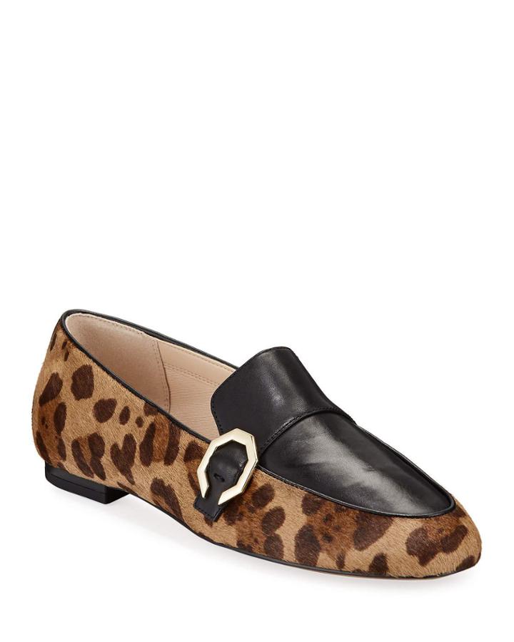 Teresa Leopard-print Calf Hair
