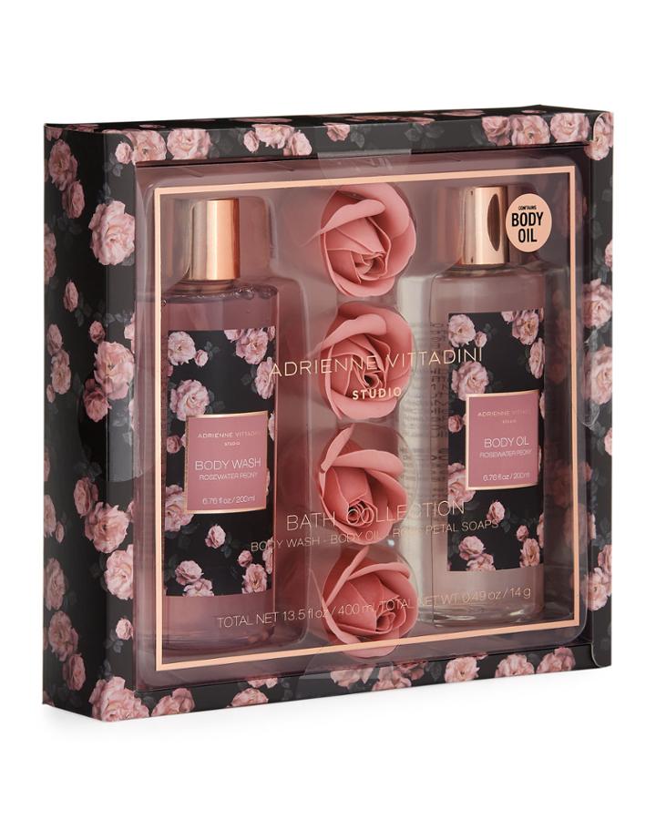 Rosewater Peony Bath Collection