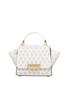 Eartha Floral Perforated Leather Top-handle Bag