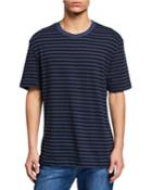Men's Striped Oversized Short-sleeve T-shirt