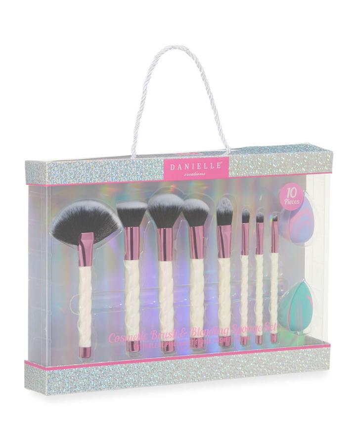10-piece Cosmetic Brush & Blender