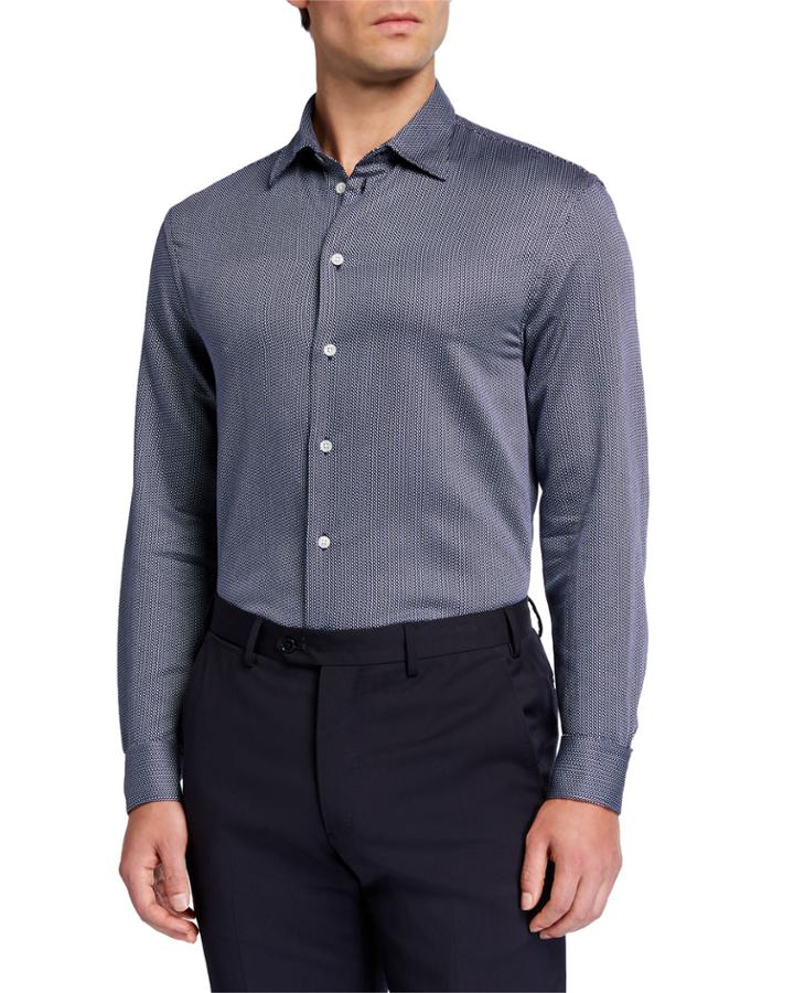 Men's Micro-pattern Jacquard