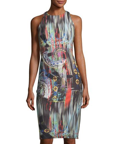 Graphic-print Sleeveless