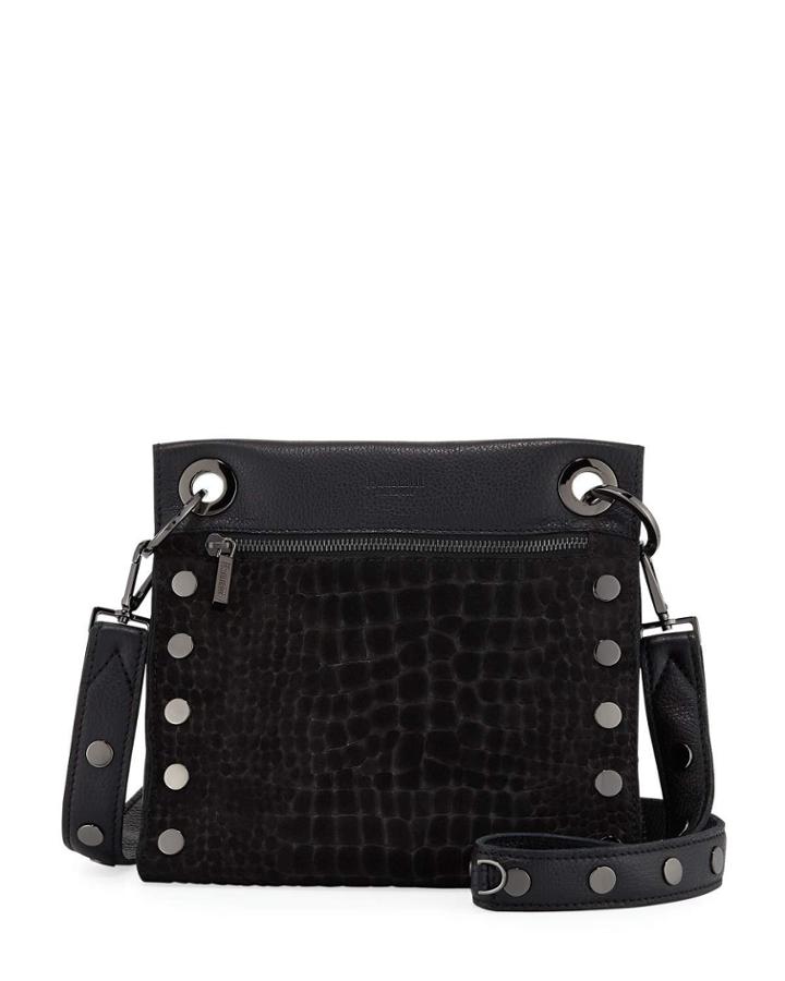 Paul Space Suede Crossbody Bag