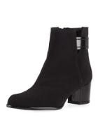 Antiacqua Stretch Zip Bootie, Black