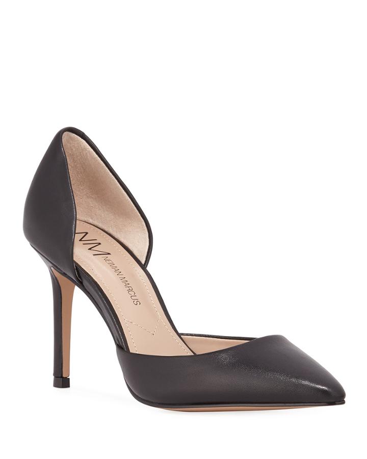 Volley Leather D'orsay Pumps