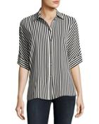 Demure Striped Dolman