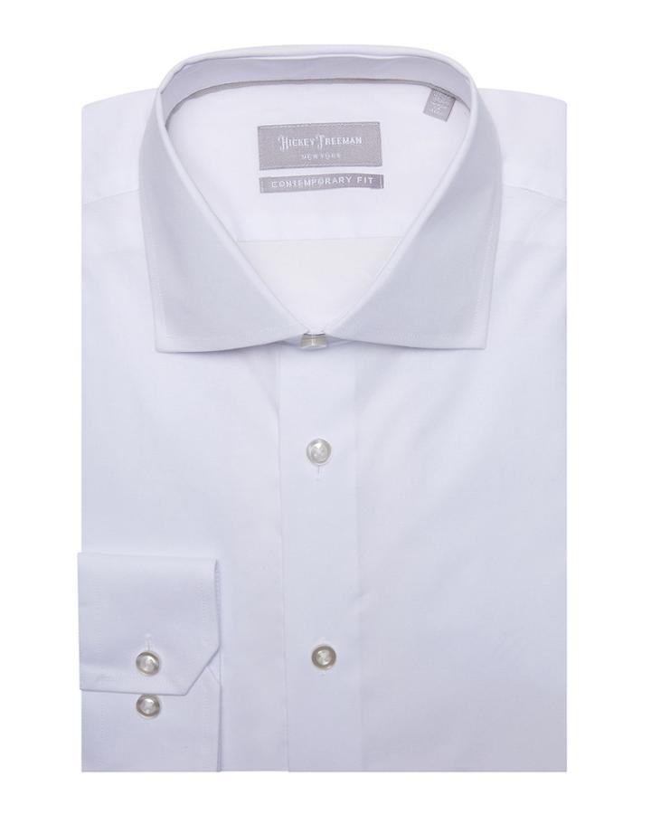 Men's Contemporary Fit Pinpoint Oxford Dress