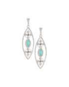 New World Marquise Doublet Drop Earrings W/ Diamonds