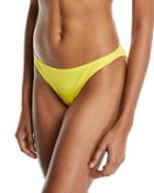 St. Lucia Solid Swim Bikini Bottom, Yellow