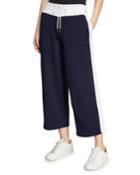 French Terry Colorblock Wide-leg Pants