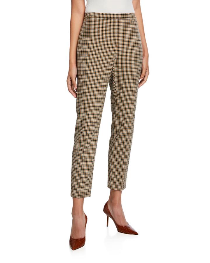 Karis Check Ankle Pants