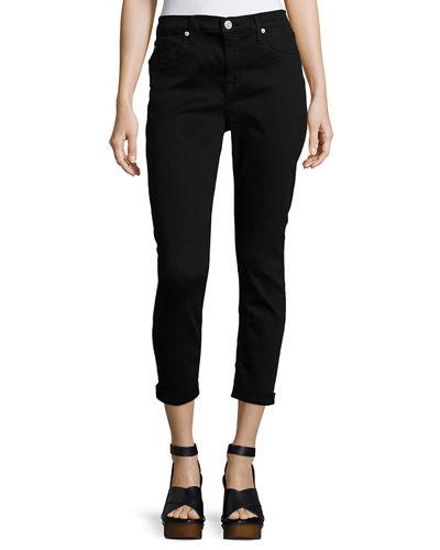 Harkin Rolled-cuff Crop Jeans