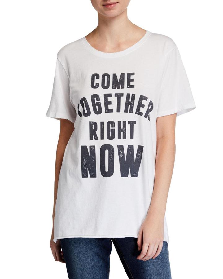 Come Together Right Now Boyfriend Tee