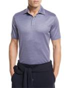 Textured Polo Shirt,