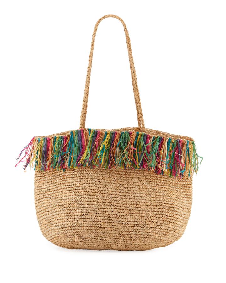 Gypset Woven Raffia Tote Bag