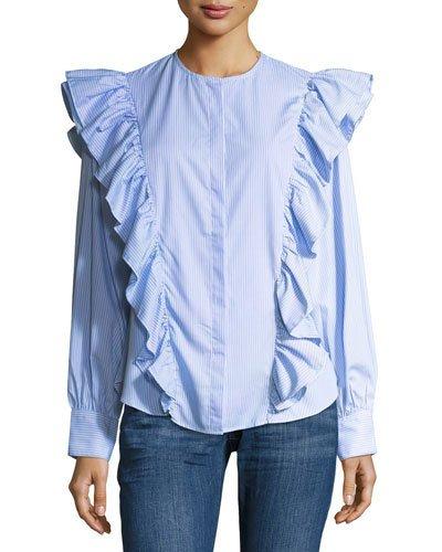 Girl Meets Boy Ruffled Top