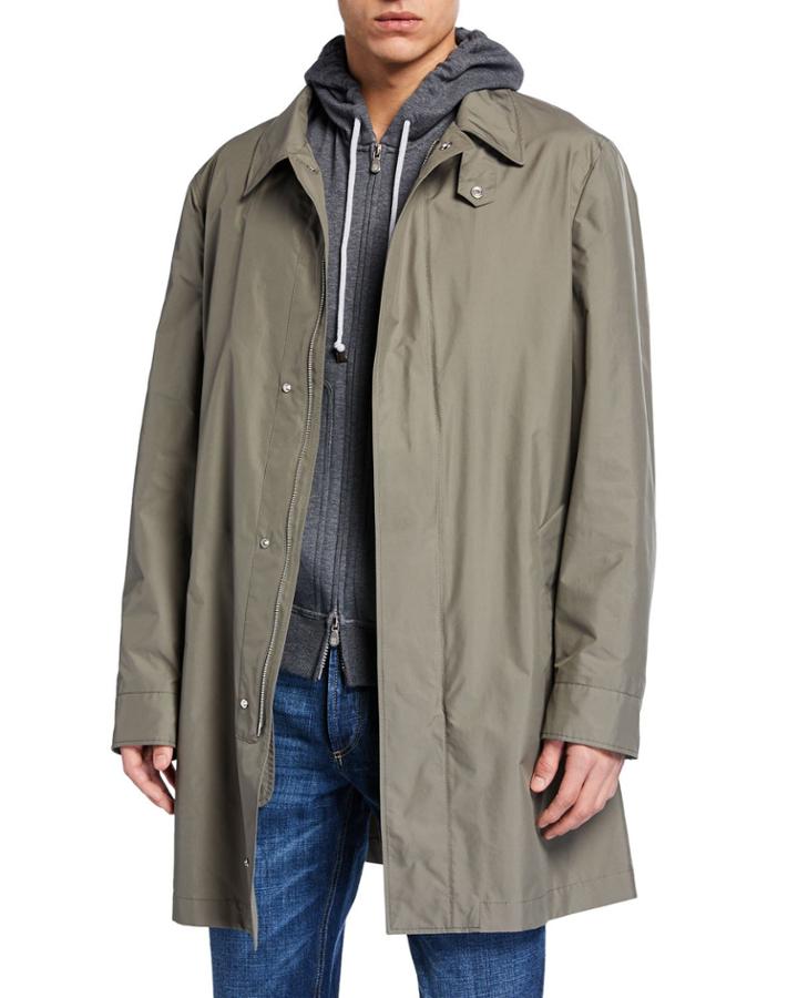 Men's Lightweight Trench Coat