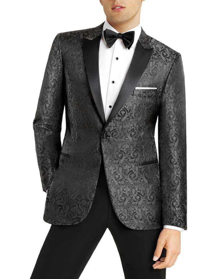 Men's Paisley Tuxedo Jacket W/