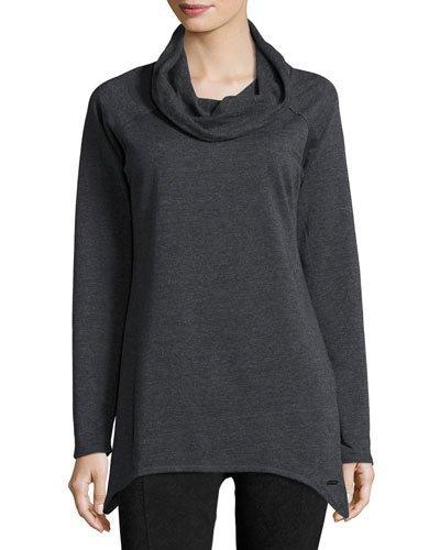 Sharkbite Fleece Tunic, Charcoal