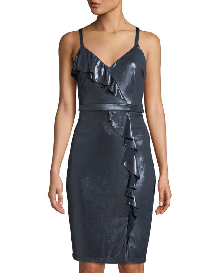 Metallic Ruffle