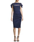 Stanica Florian Skirt Tiered Short-sleeve Cocktail Dress