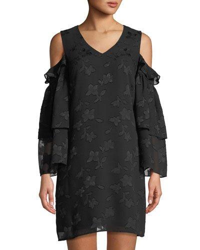 Jacquard Cold-shoulder