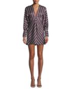 Tena Striped Plunging Empire