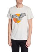 Men's Eagle Graphic Short-sleeve Crewneck T-shirt