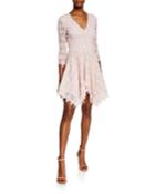 Guipure Lace V-neck Dress