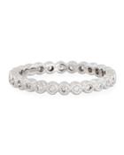 18k White Gold Diamond Eternity Band, 0.38tcw,
