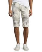 Geno Moto Distressed Denim Cutoff
