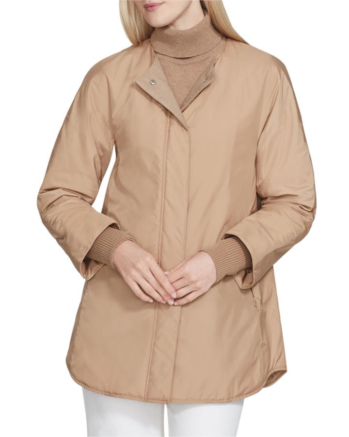 Mackay Alpine Outerwear Coat With Knit Combo