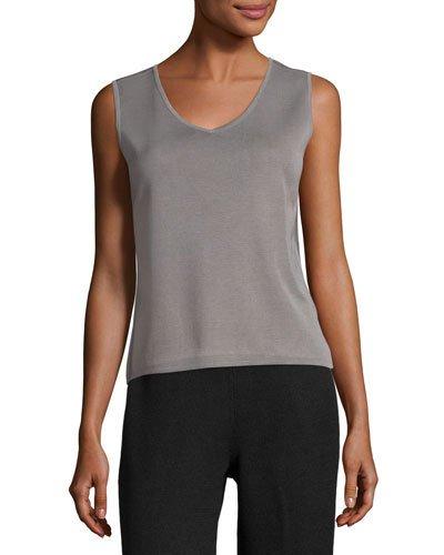 22l V-neck Tank Top, Gray