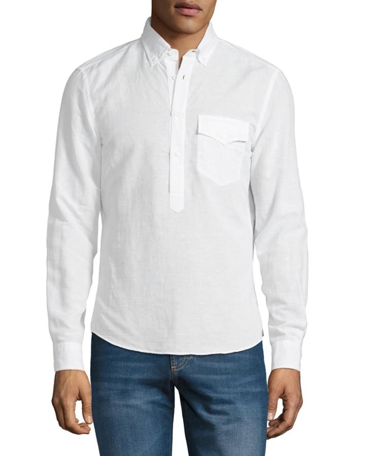 Men's Leisure-fit Half-button